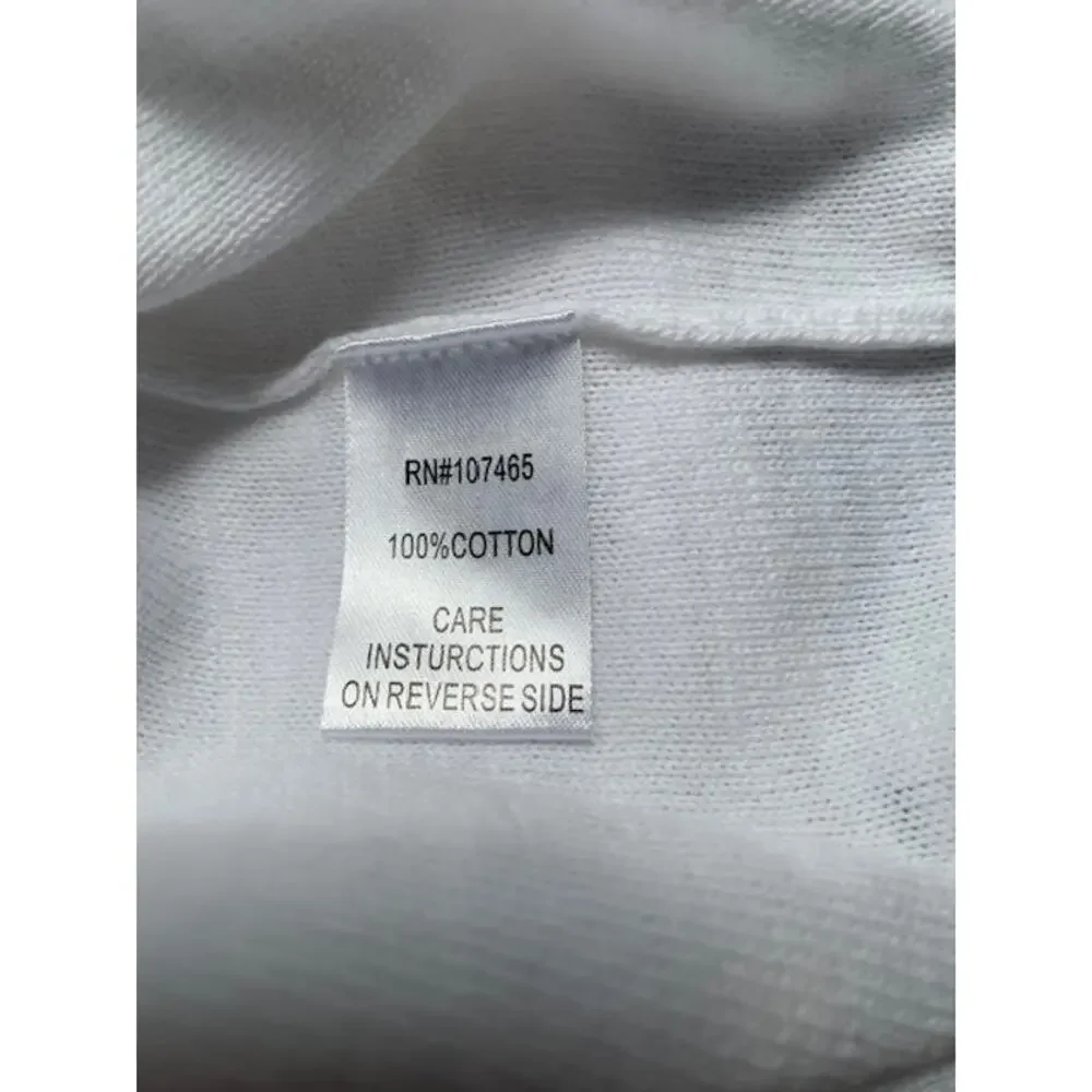 Cabana Bay Size XL White 100% Cotton 1/2 Sleeve Sweater w/ Pink Flamingo Theme‎ - Picture 5 of 5